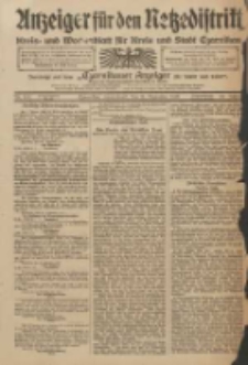 Anzeiger f&uuml;r den Netzedistrikt Kreis- und Wochenblatt f&uuml;r Kreis und Stadt Czarnikau 1910.12.31 Jg.58 Nr155