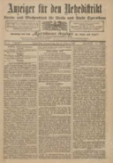Anzeiger f&uuml;r den Netzedistrikt Kreis- und Wochenblatt f&uuml;r Kreis und Stadt Czarnikau 1911.01.05 Jg.59 Nr3