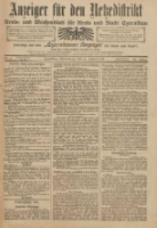 Anzeiger f&uuml;r den Netzedistrikt Kreis- und Wochenblatt f&uuml;r Kreis und Stadt Czarnikau 1911.01.12 Jg.59 Nr6
