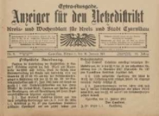 Anzeiger für den Netzedistrikt Kreis- und Wochenblatt für Kreis und Stadt Czarnikau 1911.01.18 Jg.59 Nr9
