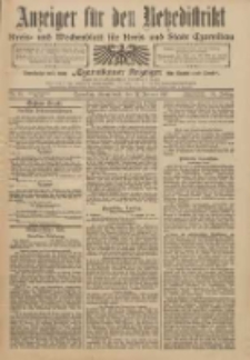 Anzeiger f&uuml;r den Netzedistrikt Kreis- und Wochenblatt f&uuml;r Kreis und Stadt Czarnikau 1911.01.21 Jg.59 Nr10