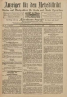 Anzeiger f&uuml;r den Netzedistrikt Kreis- und Wochenblatt f&uuml;r Kreis und Stadt Czarnikau 1911.01.24 Jg.59 Nr11