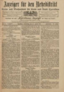 Anzeiger f&uuml;r den Netzedistrikt Kreis- und Wochenblatt f&uuml;r Kreis und Stadt Czarnikau 1911.01.26 Jg.59 Nr12