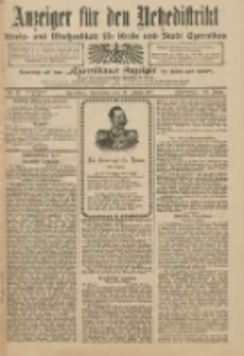Anzeiger für den Netzedistrikt Kreis- und Wochenblatt für Kreis und Stadt Czarnikau 1911.01.28 Jg.59 Nr13