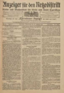 Anzeiger f&uuml;r den Netzedistrikt Kreis- und Wochenblatt f&uuml;r Kreis und Stadt Czarnikau 1911.02.16 Jg.59 Nr21