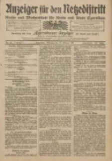 Anzeiger für den Netzedistrikt Kreis- und Wochenblatt für Kreis und Stadt Czarnikau 1911.02.21 Jg.59 Nr23