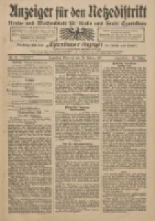 Anzeiger f&uuml;r den Netzedistrikt Kreis- und Wochenblatt f&uuml;r Kreis und Stadt Czarnikau 1911.02.28 Jg.59 Nr26