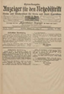 Anzeiger für den Netzedistrikt Kreis- und Wochenblatt für Kreis und Stadt Czarnikau 1911.03.01 Jg.59 Nr26