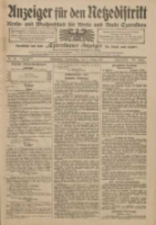 Anzeiger f&uuml;r den Netzedistrikt Kreis- und Wochenblatt f&uuml;r Kreis und Stadt Czarnikau 1911.03.09 Jg.59 Nr30