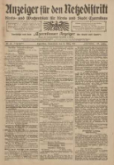 Anzeiger f&uuml;r den Netzedistrikt Kreis- und Wochenblatt f&uuml;r Kreis und Stadt Czarnikau 1911.03.11 Jg.59 Nr31