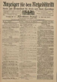 Anzeiger f&uuml;r den Netzedistrikt Kreis- und Wochenblatt f&uuml;r Kreis und Stadt Czarnikau 1911.03.21 Jg.59 Nr35