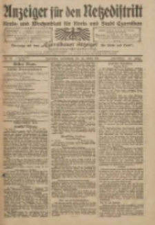 Anzeiger f&uuml;r den Netzedistrikt Kreis- und Wochenblatt f&uuml;r Kreis und Stadt Czarnikau 1911.03.25 Jg.59 Nr37