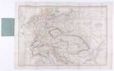 Carte d'Allemagne comprenant les &eacute;tats de la Conf&eacute;d&eacute;ration Germanique et l'empire d'Autriche Par H&eacute;risson.