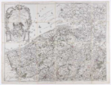 Nouvelle carte chorographique des Pays Bas Autrichiens [...] par J. B. de Bouge. Jean C. Maillart et frére sculp.