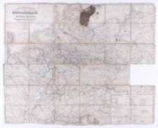 Post- und Reise- Karte von Deutschland und den Nachbar Staaten bis Kopenhagen, Dover, Paris, Lyon, Turin, Ferrara, Ofen, Debrecin, Lublin, Grodno, Tauroggen. , Nach den neuesten u. besten Quellen entworfen, bearbeitet und gezeichnet von J. F. Handtke.