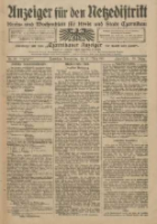 Anzeiger f&uuml;r den Netzedistrikt Kreis- und Wochenblatt f&uuml;r Kreis und Stadt Czarnikau 1911.03.30 Jg.59 Nr39