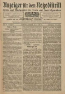 Anzeiger f&uuml;r den Netzedistrikt Kreis- und Wochenblatt f&uuml;r Kreis und Stadt Czarnikau 1911.04.01 Jg.59 Nr40