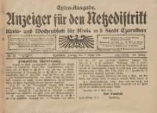 Anzeiger für den Netzedistrikt Kreis- und Wochenblatt für Kreis und Stadt Czarnikau 1911.04.97 Jg.59 Nr43