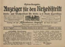 Anzeiger f&uuml;r den Netzedistrikt Kreis- und Wochenblatt f&uuml;r Kreis und Stadt Czarnikau 1911.04.12 Jg.59 Nr45