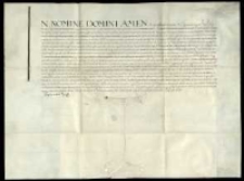 [Kr&oacute;l Polski Zygmunt ze względu na darowiznę posagową nadaje dobra łobzowskie żonie swojej, kr&oacute;lowej Bonie].