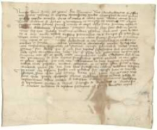 [Starosta generalny Wielkopolski zaświadcza, że Maciej z Pomorzan sprzedał łan ziemi w Pomorzanach Zdziśkowi z Pomorzan.]