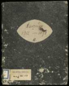 "Auszüge 1312-1698." Wyciągi z ksiąg miejskich i kronik dotyczących głównie Torunia.