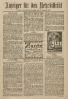 Anzeiger für den Netzedistrikt Kreis- und Wochenblatt für Kreis und Stadt Czarnikau 1911.09.30 Jg.59 Nr118