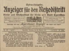 Anzeiger für den Netzedistrikt Kreis- und Wochenblatt für Kreis und Stadt Czarnikau 1911.10.10 Jg.59 Nr123