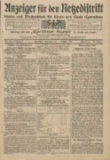 Anzeiger für den Netzedistrikt Kreis- und Wochenblatt für Kreis und Stadt Czarnikau 1911.10.17 Jg.59 Nr125