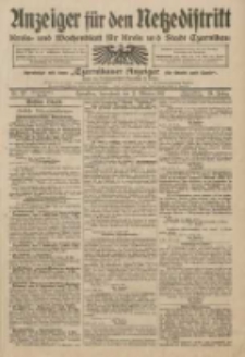 Anzeiger f&uuml;r den Netzedistrikt Kreis- und Wochenblatt f&uuml;r Kreis und Stadt Czarnikau 1911.10.21 Jg.59 Nr127