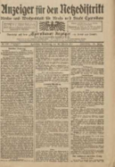 Anzeiger f&uuml;r den Netzedistrikt Kreis- und Wochenblatt f&uuml;r Kreis und Stadt Czarnikau 1911.10.26 Jg.59 Nr129
