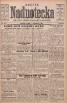 Gazeta Nadnotecka: pismo narodowe poświęcone sprawie polskiej na ziemi nadnoteckiej 1931.10.11 R.11 Nr235