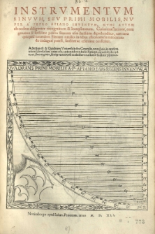 Instrumentum sinuum, sev primi mobilis, nuper a [...] inventum, nunc [...] ab eodem [...] recognitum et locupletatum [...]. Adiectus est et Quadrans Uniuersalis [...] nova facie [...] fabrefactus [...].