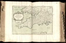 Provinces d'West; autrefois Royaume d'Westsex: ou sont Aujourdhuy les Comtes Hant-shire, et l'Islle de Wight, Barck-Sh.Wilt-Sh.Dorcet-Sh. Somerset-Sh.Devon-Sh. et Cornwall, &c.