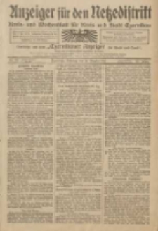 Anzeiger für den Netzedistrikt Kreis- und Wochenblatt für Kreis und Stadt Czarnikau 1911.10.31 Jg.59 Nr131