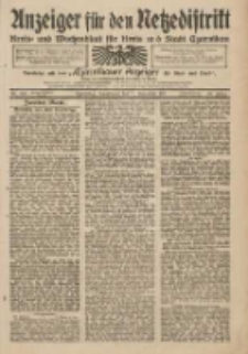Anzeiger für den Netzedistrikt Kreis- und Wochenblatt für Kreis und Stadt Czarnikau 1911.11.11 Jg.59 Nr136