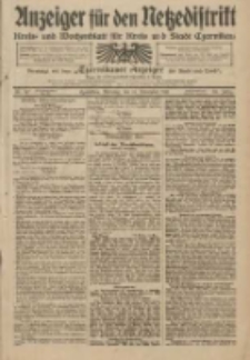 Anzeiger für den Netzedistrikt Kreis- und Wochenblatt für Kreis und Stadt Czarnikau 1911.11.14 Jg.59 Nr137