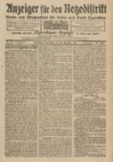 Anzeiger für den Netzedistrikt Kreis- und Wochenblatt für Kreis und Stadt Czarnikau 1911.11.30 Jg.59 Nr143