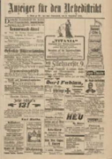 Anzeiger f&uuml;r den Netzedistrikt Kreis- und Wochenblatt f&uuml;r Kreis und Stadt Czarnikau 1911.12.02 Jg.59 Nr144