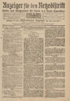 Anzeiger f&uuml;r den Netzedistrikt Kreis- und Wochenblatt f&uuml;r Kreis und Stadt Czarnikau 1911.12.12 Jg.59 Nr148