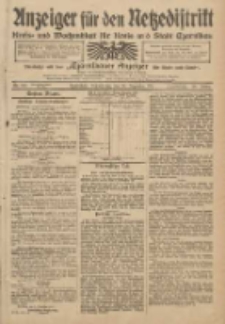 Anzeiger für den Netzedistrikt Kreis- und Wochenblatt für Kreis und Stadt Czarnikau 1911.12.14 Jg.59 Nr149