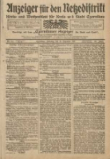 Anzeiger f&uuml;r den Netzedistrikt Kreis- und Wochenblatt f&uuml;r Kreis und Stadt Czarnikau 1911.12.19 Jg.59 Nr151