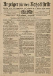 Anzeiger f&uuml;r den Netzedistrikt Kreis- und Wochenblatt f&uuml;r Kreis und Stadt Czarnikau 1911.12.21 Jg.59 Nr152