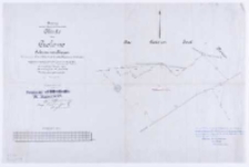 Auszug aus der Karte mit dem Titel: Charte von Czolowo Schrimmer Kreises Vermessen im Jahre 1827/28 durch Ziehlke [...]. Angefertigt im [...] 1897 [...] Waechter [...]. Copiert [...] durch [...] W. Staśkiewicz.