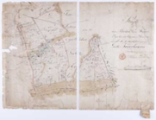 Karte von [...] belegenen dem Herr von Zabłocki [...] gehoerigen Guthe Jarosławiec Im October 1820 speciet vermessen vom Reus