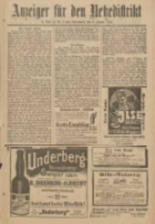Anzeiger f&uuml;r den Netzedistrikt Kreis- und Wochenblatt f&uuml;r Kreis und Stadt Czarnikau 1912.01.06 Jg.60 Nr3