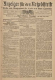 Anzeiger f&uuml;r den Netzedistrikt Kreis- und Wochenblatt f&uuml;r Kreis und Stadt Czarnikau 1912.01.09 Jg.60 Nr4