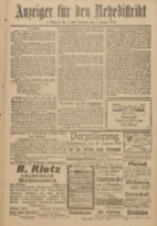 Anzeiger f&uuml;r den Netzedistrikt Kreis- und Wochenblatt f&uuml;r Kreis und Stadt Czarnikau 1912.01.09 Jg.60 Nr4