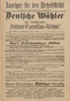 Anzeiger f&uuml;r den Netzedistrikt Kreis- und Wochenblatt f&uuml;r Kreis und Stadt Czarnikau 1912.01.11 Jg.60 Nr5