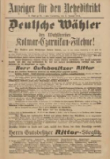 Anzeiger für den Netzedistrikt Kreis- und Wochenblatt für Kreis und Stadt Czarnikau 1912.01.11 Jg.60 Nr5